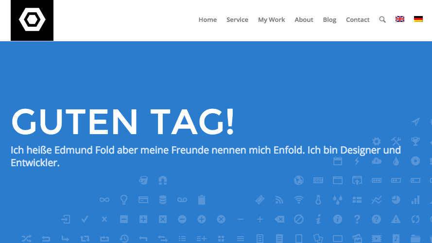 German homepage