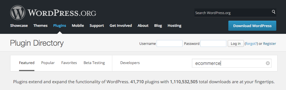 Finding WordPress plugins
