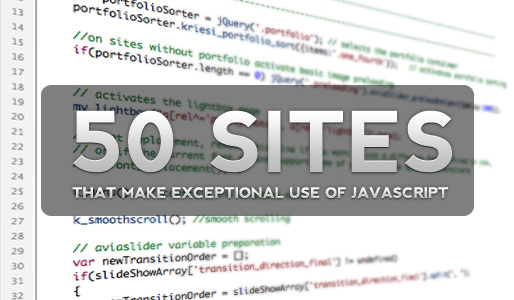 50 Websites that make amazing use of javascript Kriesi at Premium