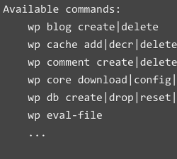 WP CLI plugin